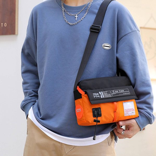 Nylon Outdoor Leisure Cross-body Bag - Image 8
