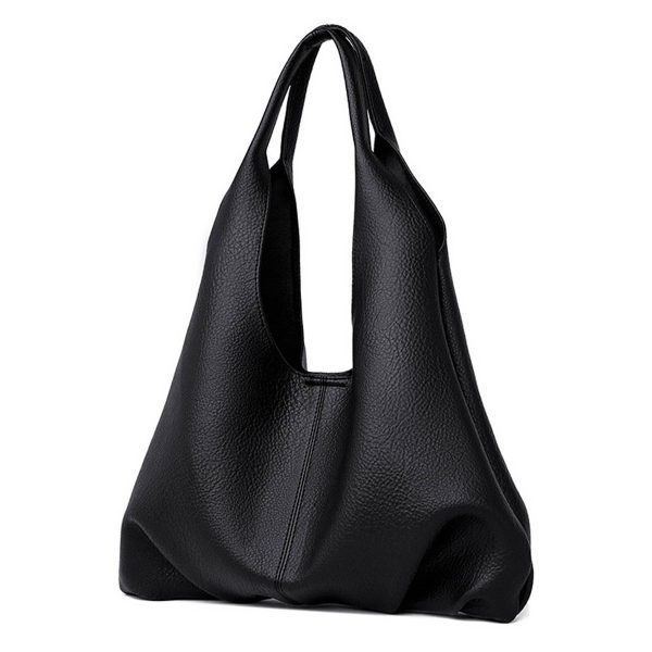 PU Vintage fashion tote bag for women - Image 2