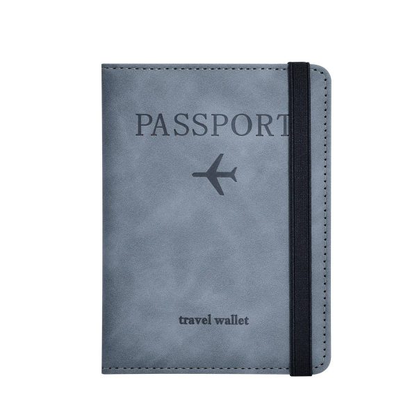 Stylish Pu Leather Rfid Travel Passport Holder - Image 4