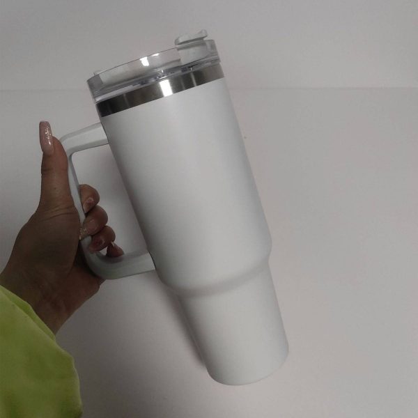 40 Oz Large Capacity Stainless Steel Car Cup With Handle - Image 4