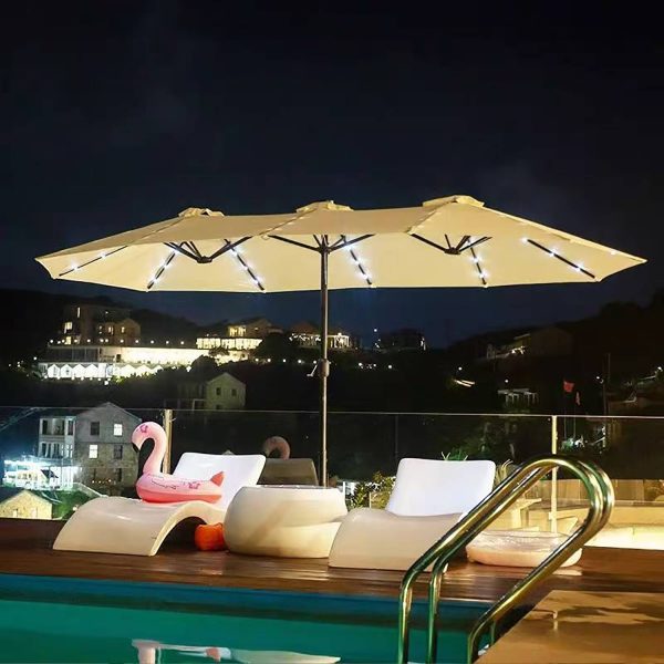 12-Rib Outdoor Patio Umbrella - Image 4