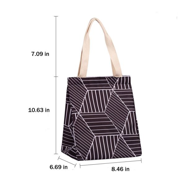 Portable Waterproof Insulated Lunch Bag with Large Capacity - Image 8