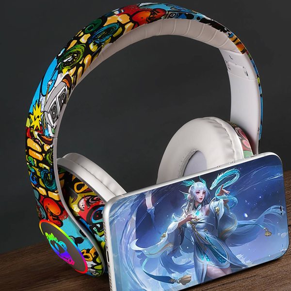 Adjustable Wireless Gaming Headset W/ Noise Cancelling - Image 6