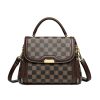 Pu Leather checkered portable Cross-body Bag Women - Image 2