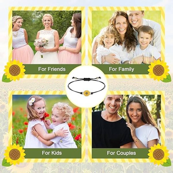 Handmade Sunflower Bracelets - Image 4