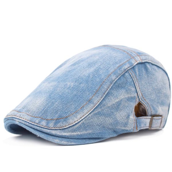 Denim Newsboy Cap for Men Women - Image 4
