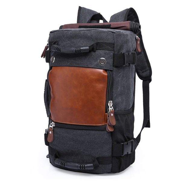 Canvas Duffel bag with Shoe Compartment