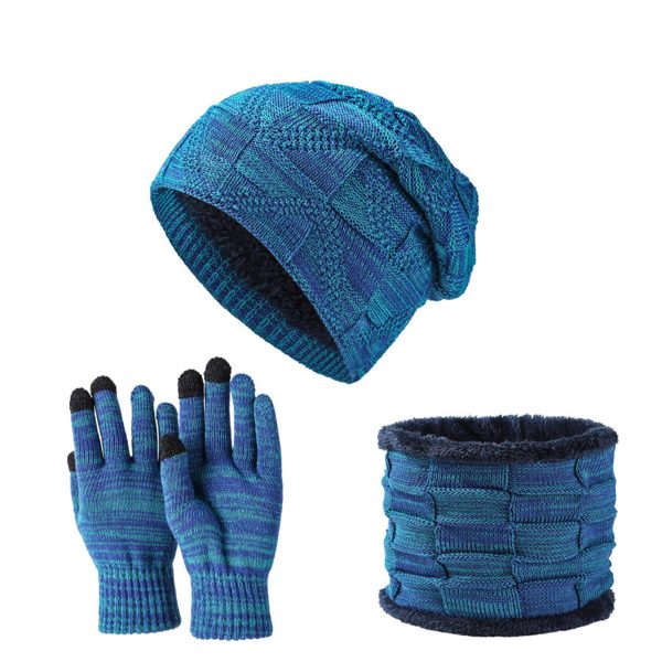 Winter Beanie Hat Scarf and Touch Screen Gloves Set - Image 10