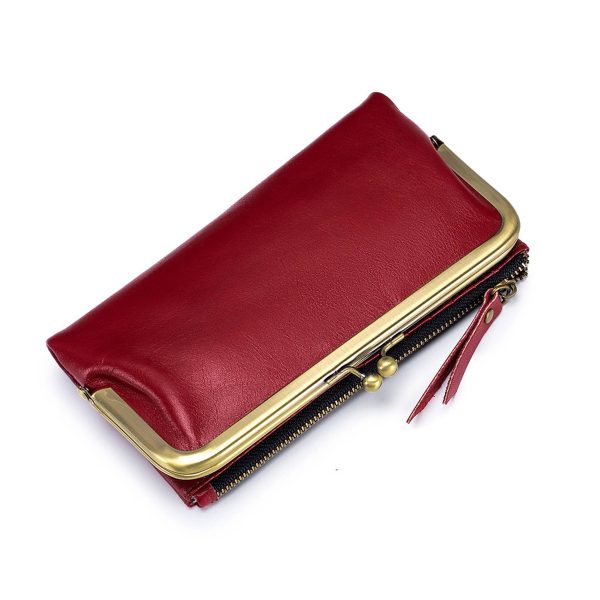 Geniunne Leather long handheld wallet - Image 6