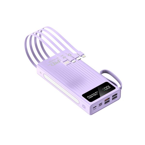 66W Portable Fast Charging Power Bank W/ Light - Image 4