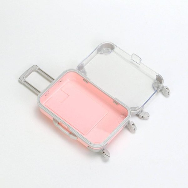 Mini Safe Plastic Travel Suitcase Toy Storage Box - Image 8