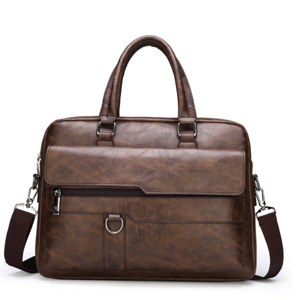 PU Men's Business Crossbody Bag - Image 2
