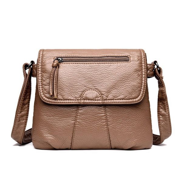 PU Leather Ladies Shoulder Cross-body Bag - Image 4