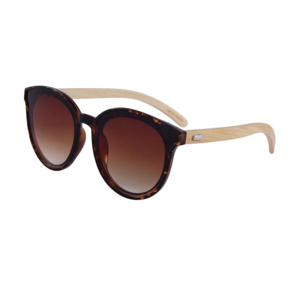 Unisex Bamboo leg sunglasses - Image 5