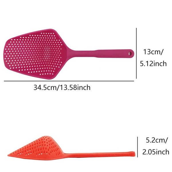 Hanging Heat-Resistant Long-Handled Strainer - Image 4