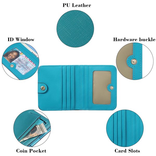 Small Compact Bifold Luxury Genuine Leather Pocket Wallet - Image 5