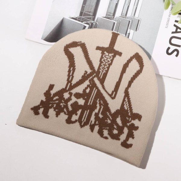 Knitted Beanie Hat - Image 2