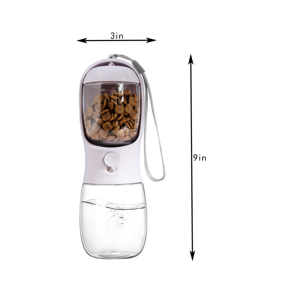 10oz Portable Pet Water Bottle Feeder for Outdoor Travel - Image 4