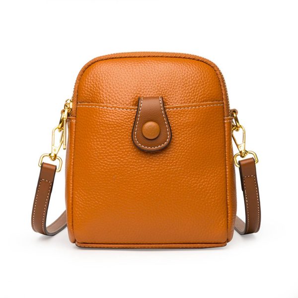 Genuine Leather Small Crossbody Cell Phone for Women Purses