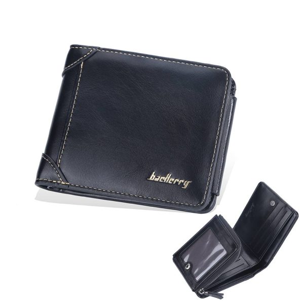 Men's Genuine Leather Passcase Wallet - Image 3