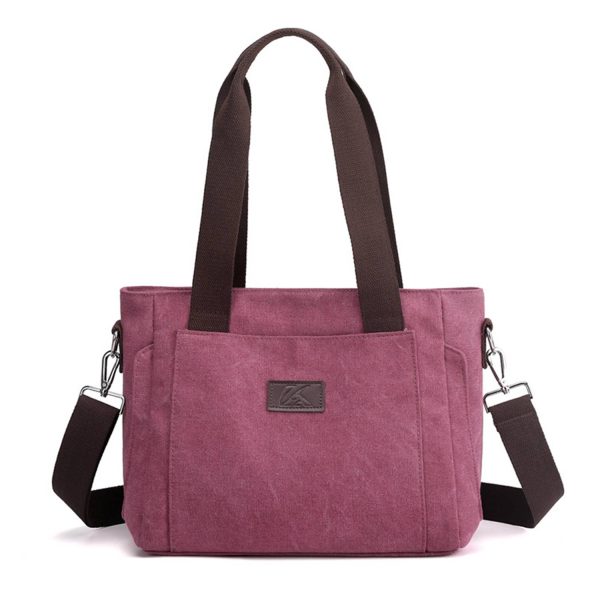 Women canvas cross-body bag Ladies Satchel for Daily Use - Image 2