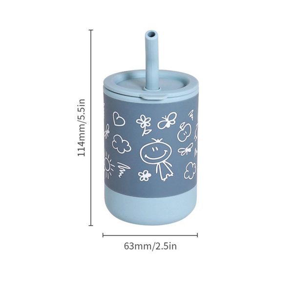 Silicone Training Sippy Cups for Toddler with Straw - Image 6