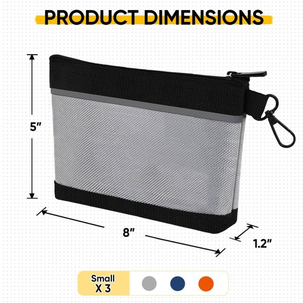 Portable Waterproof Oxford Tool Pouch with Zipper - Image 5