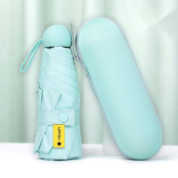 Portable Folding Sun Umbrella With Bag - Image 3