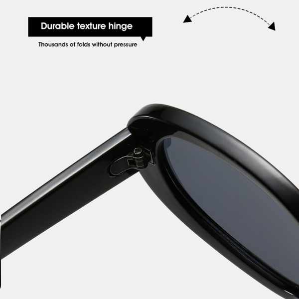 Unisex Polarized Retro Oval Sunglasses for Driving - Image 12