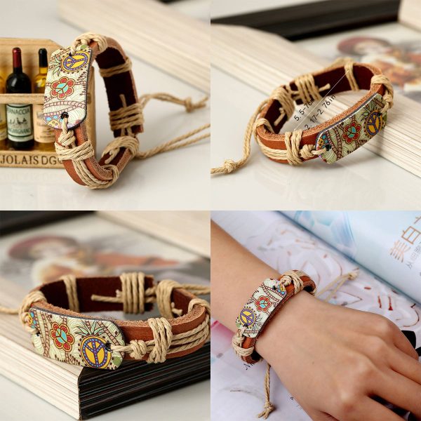 Jute Vintage-inspired woven bracelets - Image 4