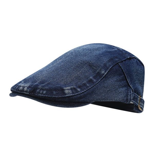Cotton Simple denim peaked cap - Image 2