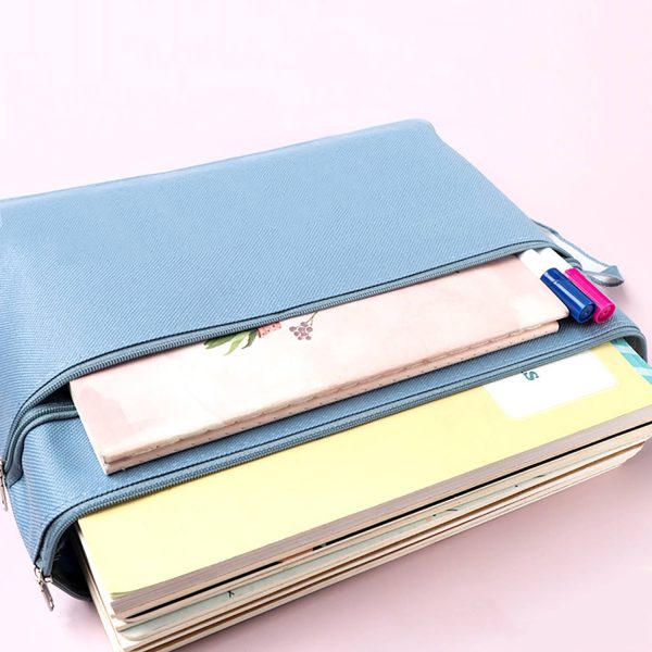 Double Layer Waterproof A4 File Bag W/ Large Capacity - Image 6