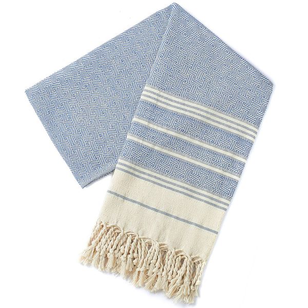 Lightweight & Quick-Dry Tassel Cotton Beach Towel - Image 2