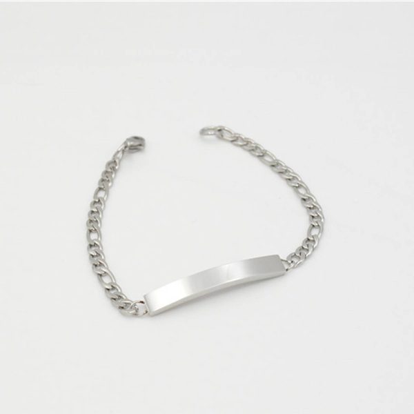 Engraveable Titanium Steel Bracelet - Image 2