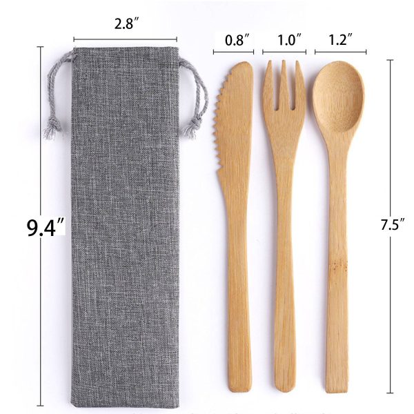 Bamboo Cutlery Set - Image 3