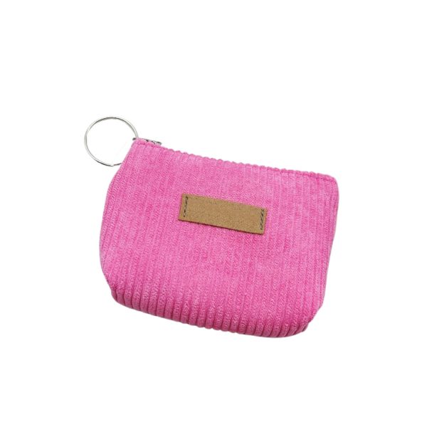 Compact Durable Hand Held Canvas Wallet w/ Zipper Closure - Image 5