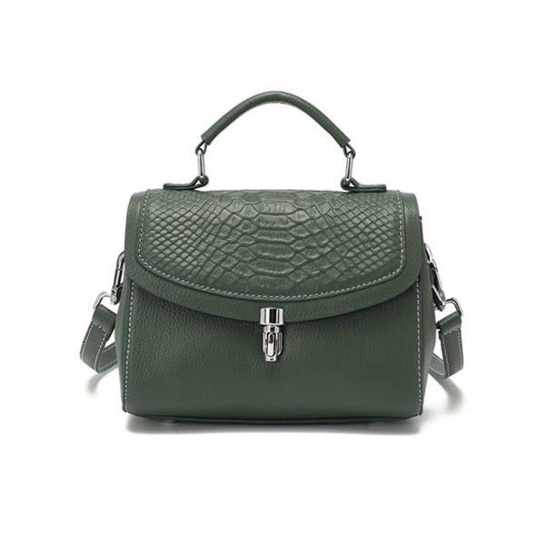Genuine Leather Casual shoulder cross-body women's bag - Image 3