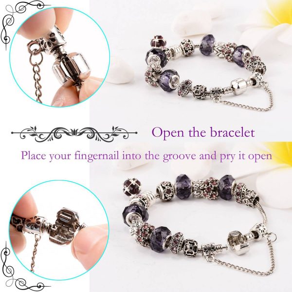 Alloy Handmade amethyst bracelet for women - Image 5