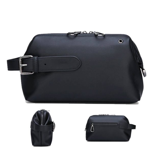 PU Men's large capacity soft leather handbag wallet