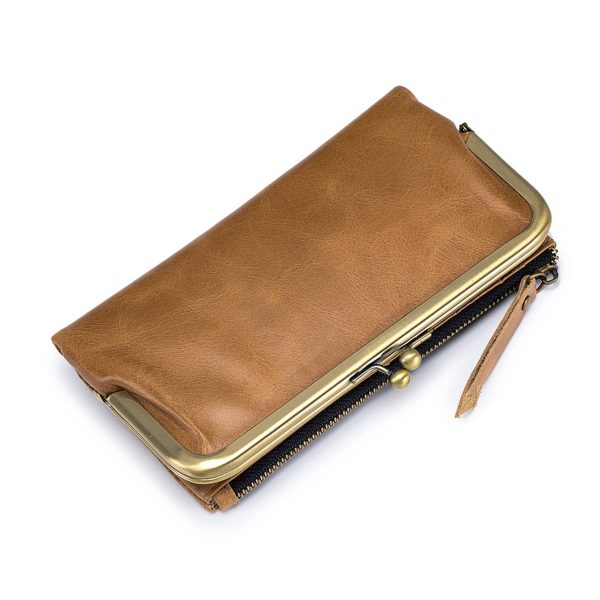 Geniunne Leather long handheld wallet - Image 5