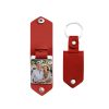 Customizable Compact Aluminium PU Leather Keychain - Image 4