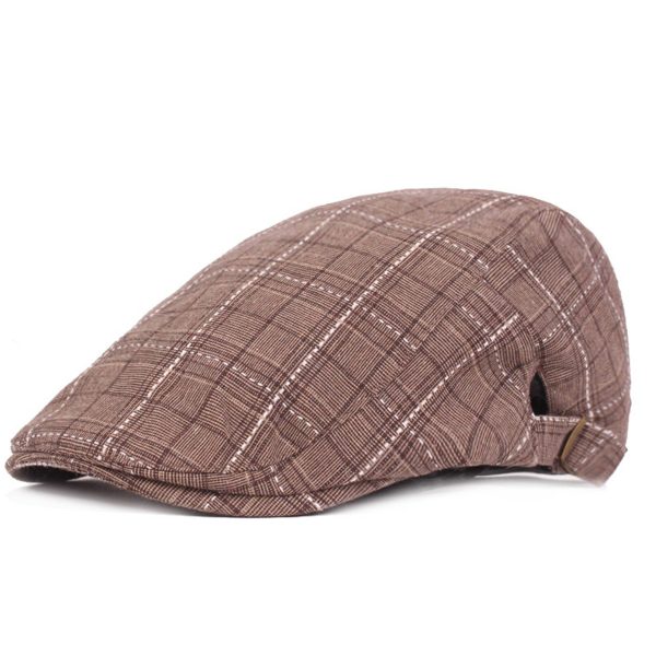 Men Flat Cap Newsboy Hat - Image 2