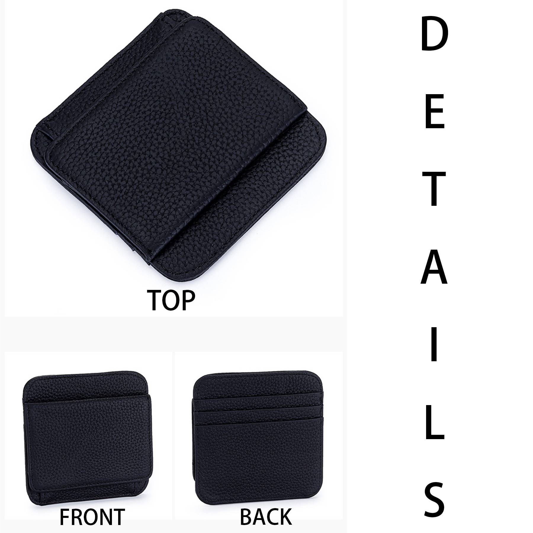 Genuine Leather Multi-function multi-card coin pouch - Image 7