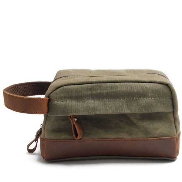 Canvas Travel Water-resistant Toilet Bag - Image 5