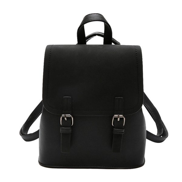 PU Leather Stylish Small Backpack Bag for Women