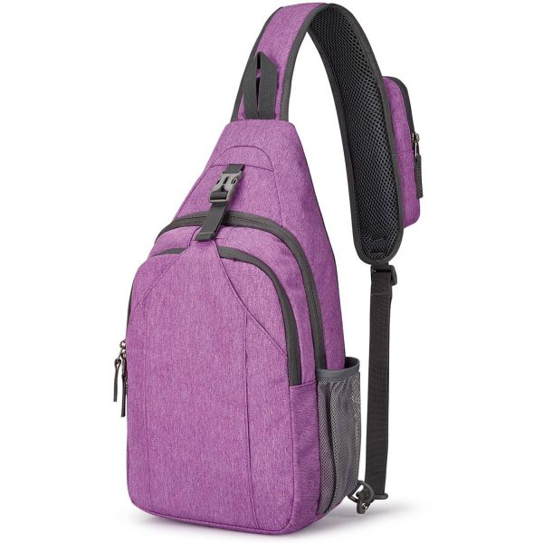 RFID Blocking Sling Backpack Crossbody Chest Bag for Hiking - Image 2