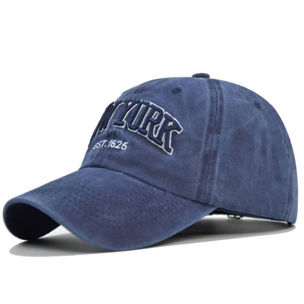 Adjustable Unconstructed Plain Baseball Cap - Image 3