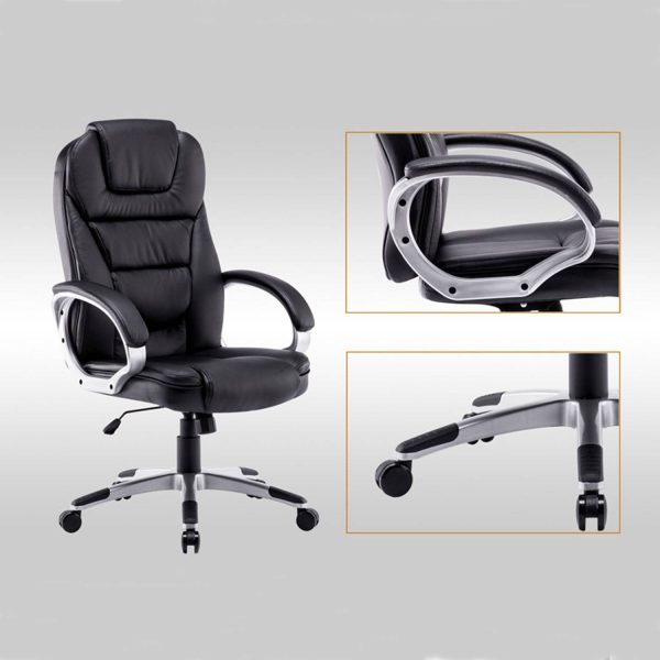 Ergonomic Adjustable Swivel Foam Cushion Office Chair - Image 5