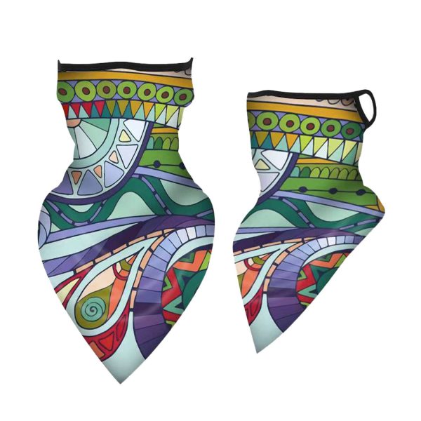 Polyester Ear Hanging Triangle Scarf Sun Protection Mask - Image 6