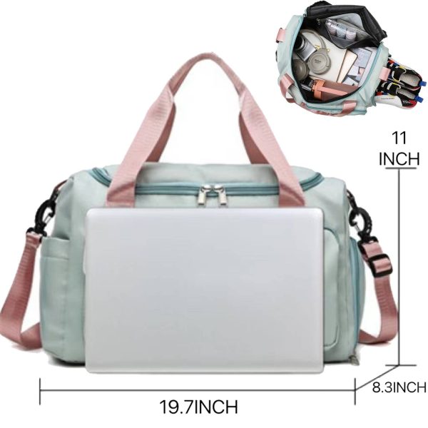 Small Waterproof Gym Bag for Women Carry On Weekend - Image 7